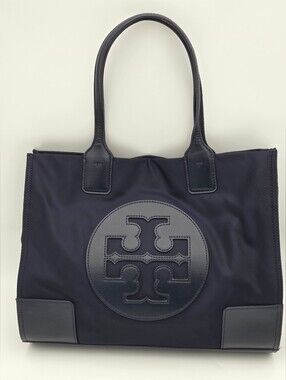 Tory Burch Ella Small Tote In Navy